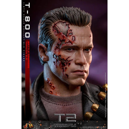 Terminator 2: T-800: Battle Damaged: Version 2.0: DX46 - Hot Toys Action Figure