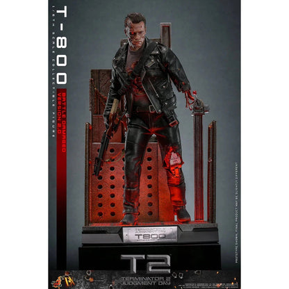 Terminator 2: T-800: Battle Damaged: Version 2.0: DX46 - Hot Toys Action Figure