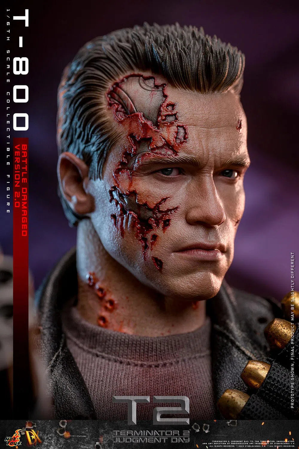 Terminator 2: T-800: Battle Damaged: Version 2.0: DX46: Hot Toys Hot Toys