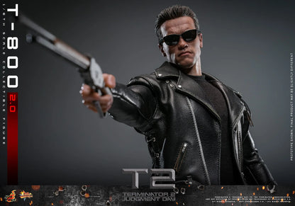 Terminator 2: T-800 Version 2.0: MMS795: 1/6th - Hot Toys Action Figures