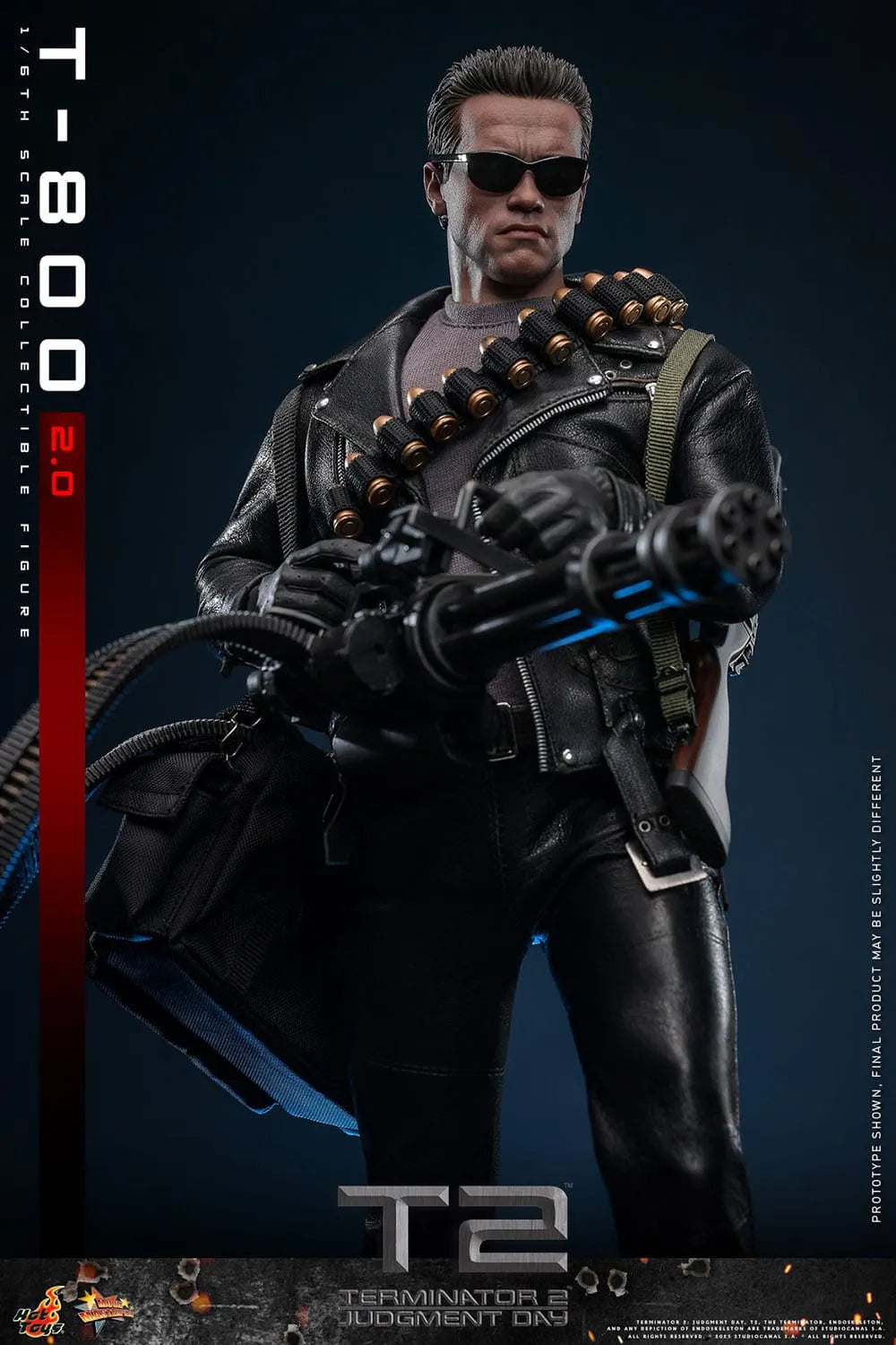 Terminator 2: T-800 Version 2.0: MMS795: 1/6th - Hot Toys Action Figures