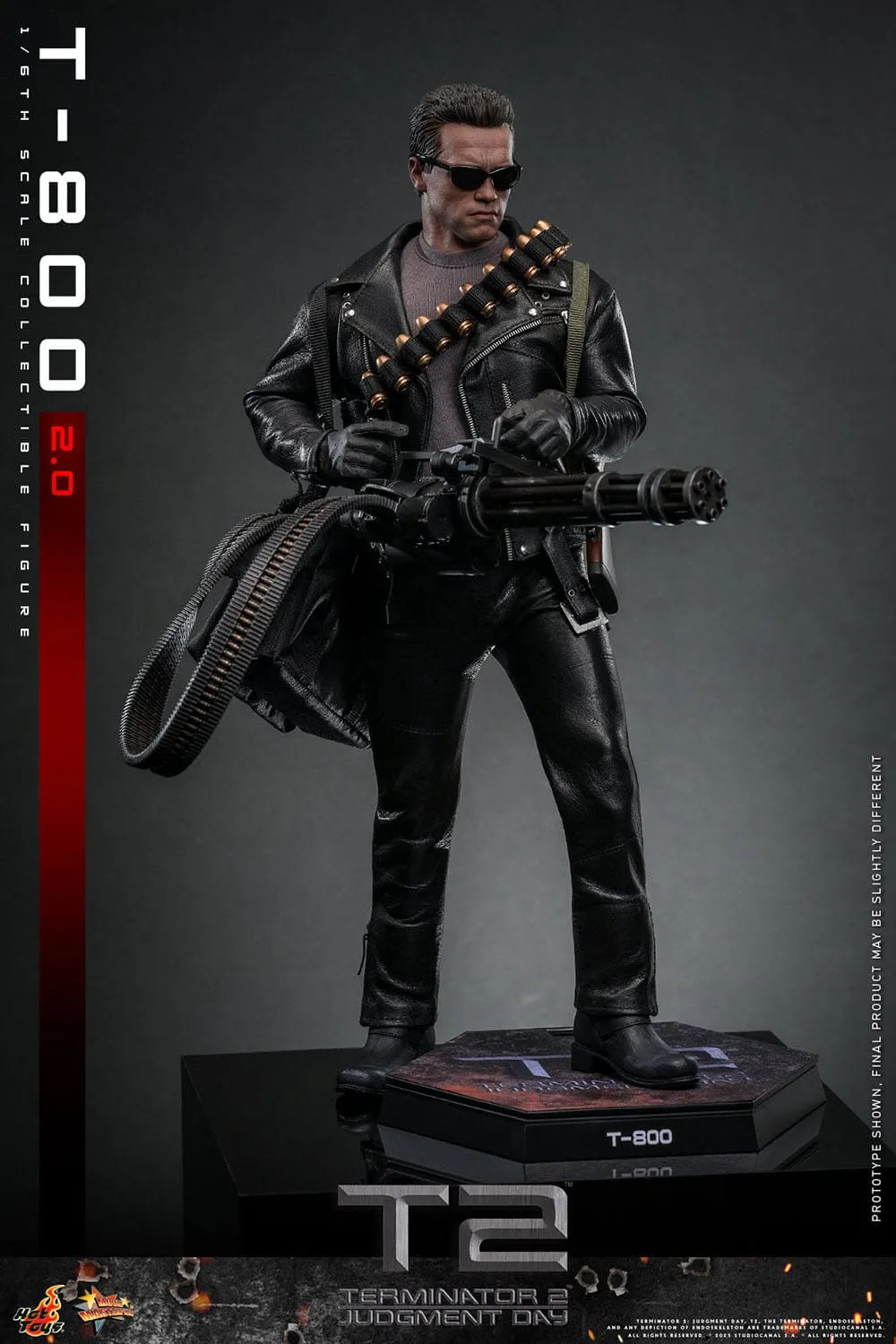 Terminator 2: T-800 Version 2.0: MMS795: 1/6th Scale Action Figure - Hot Toys Action Figure