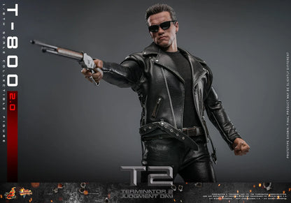 Terminator 2: T-800 Version 2.0: MMS795: 1/6th Scale Action Figure - Hot Toys Action Figure