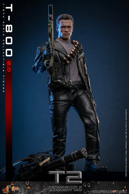 Terminator 2: T-800 Version 2.0: MMS795: 1/6th Scale Action Figure - Hot Toys Action Figure