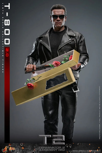 Terminator 2: T-800 Version 2.0: MMS795: 1/6th Scale Action Figure - Hot Toys Action Figure