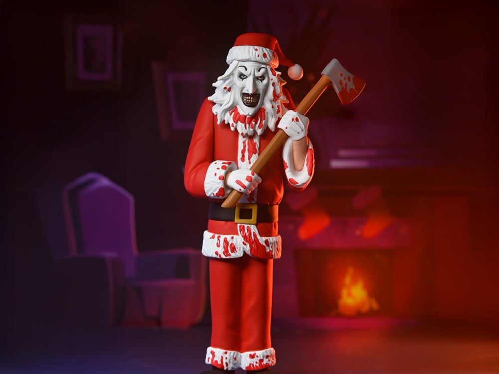 Terrifier 3 Toony Terrors Art the Clown (Bloody Santa Suit) Figure - Neca Action Figures