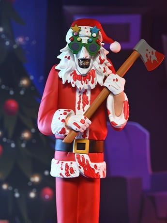 Terrifier 3 Toony Terrors Art the Clown (Bloody Santa Suit) Figure - Neca Action Figures