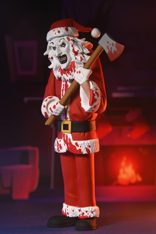 Terrifier 3 Toony Terrors Art the Clown (Bloody Santa Suit) Figure - Neca Action Figures
