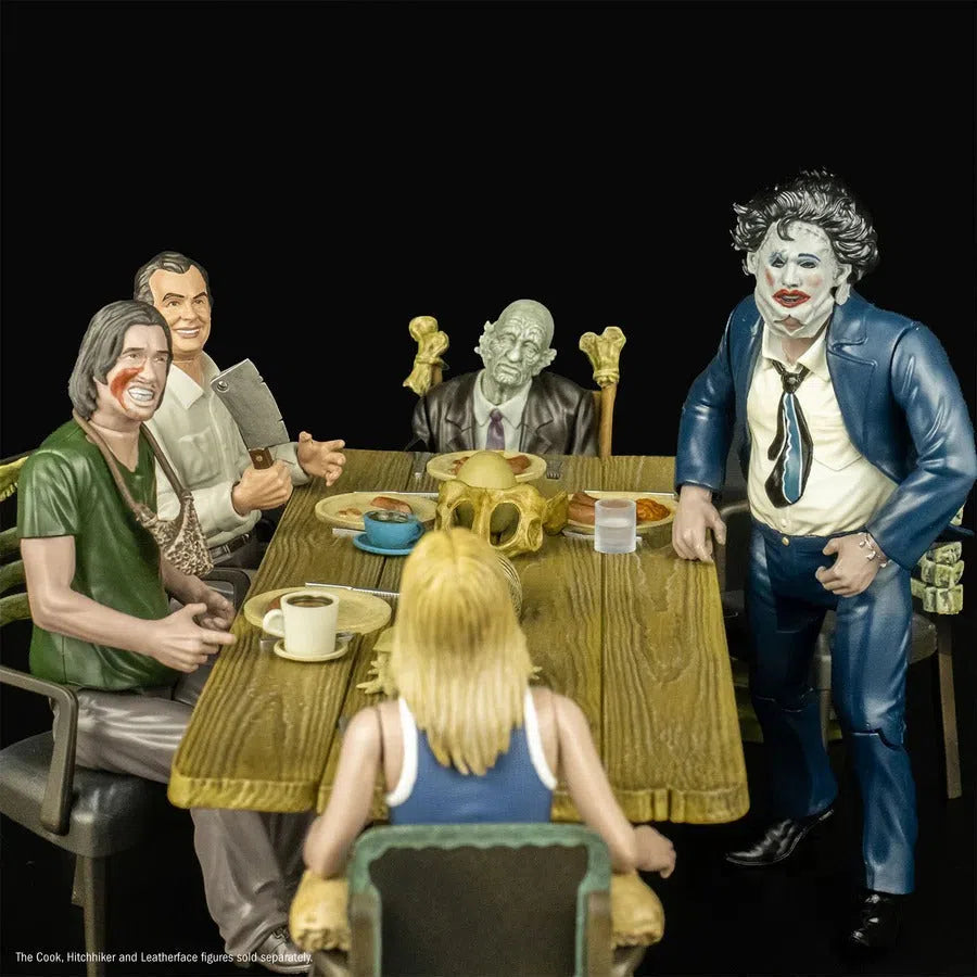 Texas Chainsaw Massacre: Dinner Scene Play Set: 5" Scale Figures Trick Or Treat