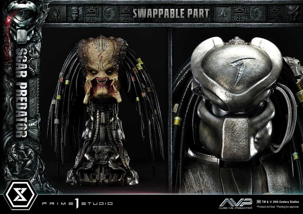 The Alien vs. Predator Museum Masterline Series Statue 1/3 Scar Predator 93 cm - Prime 1 Studio Statues