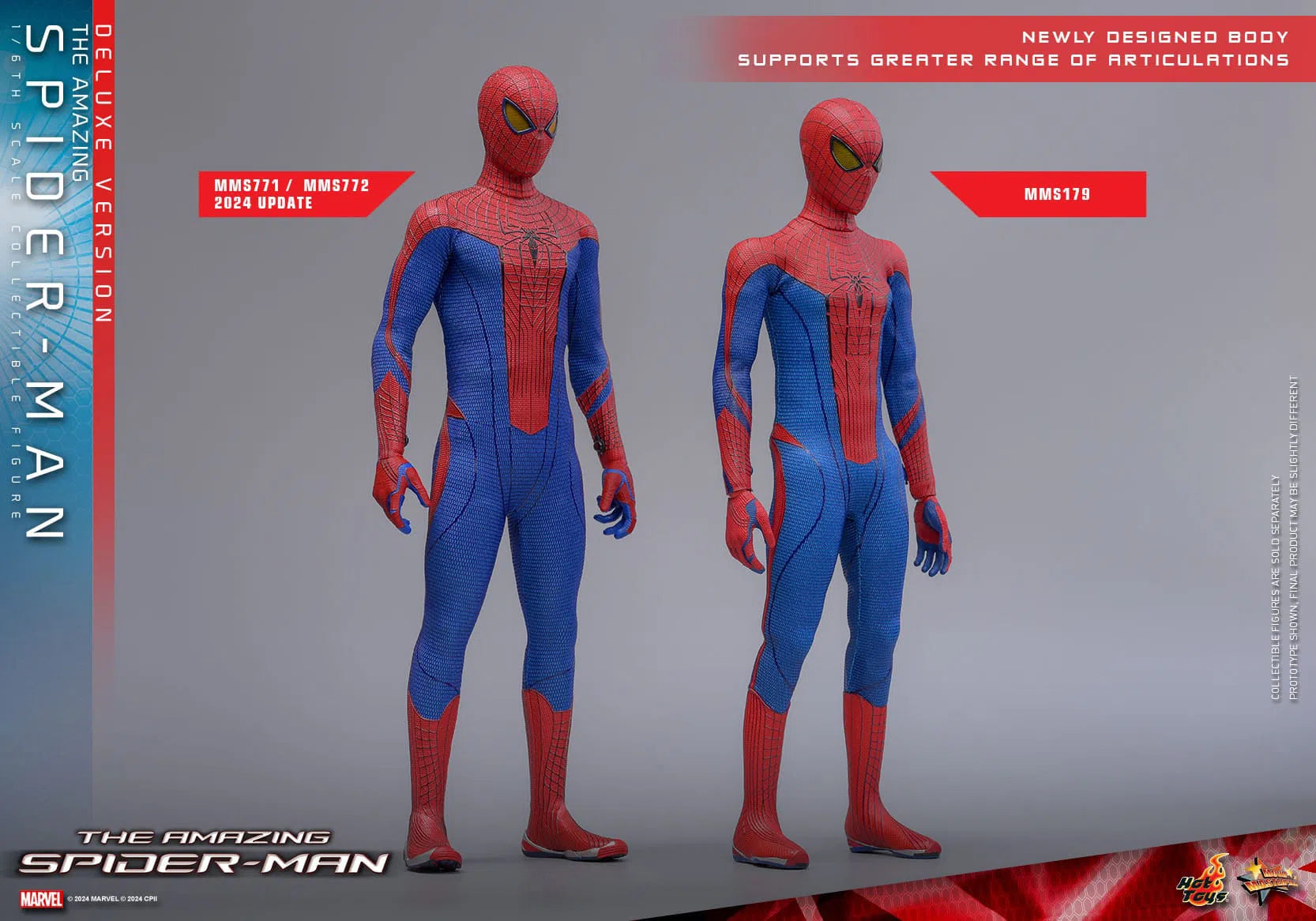 The Amazing Spider-Man: Spider-Man: Deluxe: Hot Toys: MMS772 Hot Toys