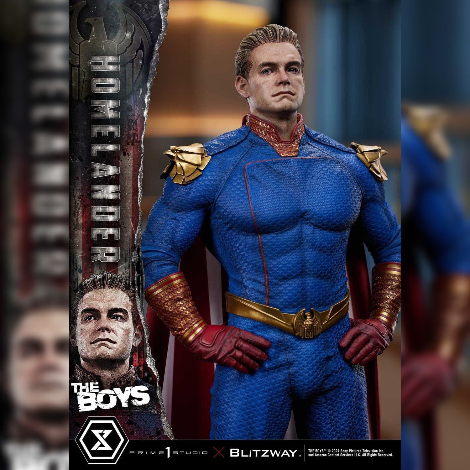 The Boys: Homelander: Premium Masterline Series Statue: 1/4 Scale: 57 cm Prime 1 Studios