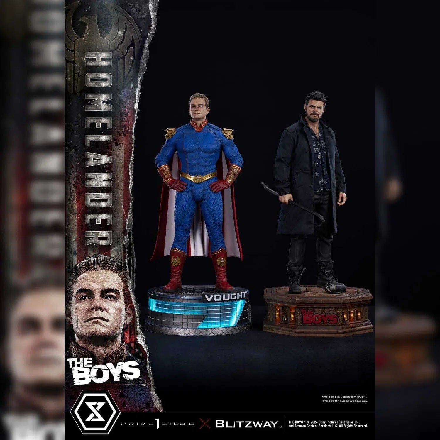 The Boys: Homelander: Premium Masterline Series Statue: 1/4 Scale: Deluxe Version 57 cm Prime 1 Studios