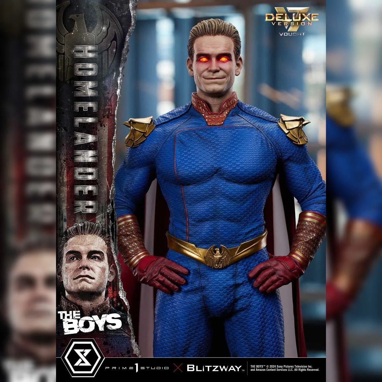 The Boys: Homelander: Premium Masterline Series Statue: 1/4 Scale: Deluxe Version 57 cm Prime 1 Studios