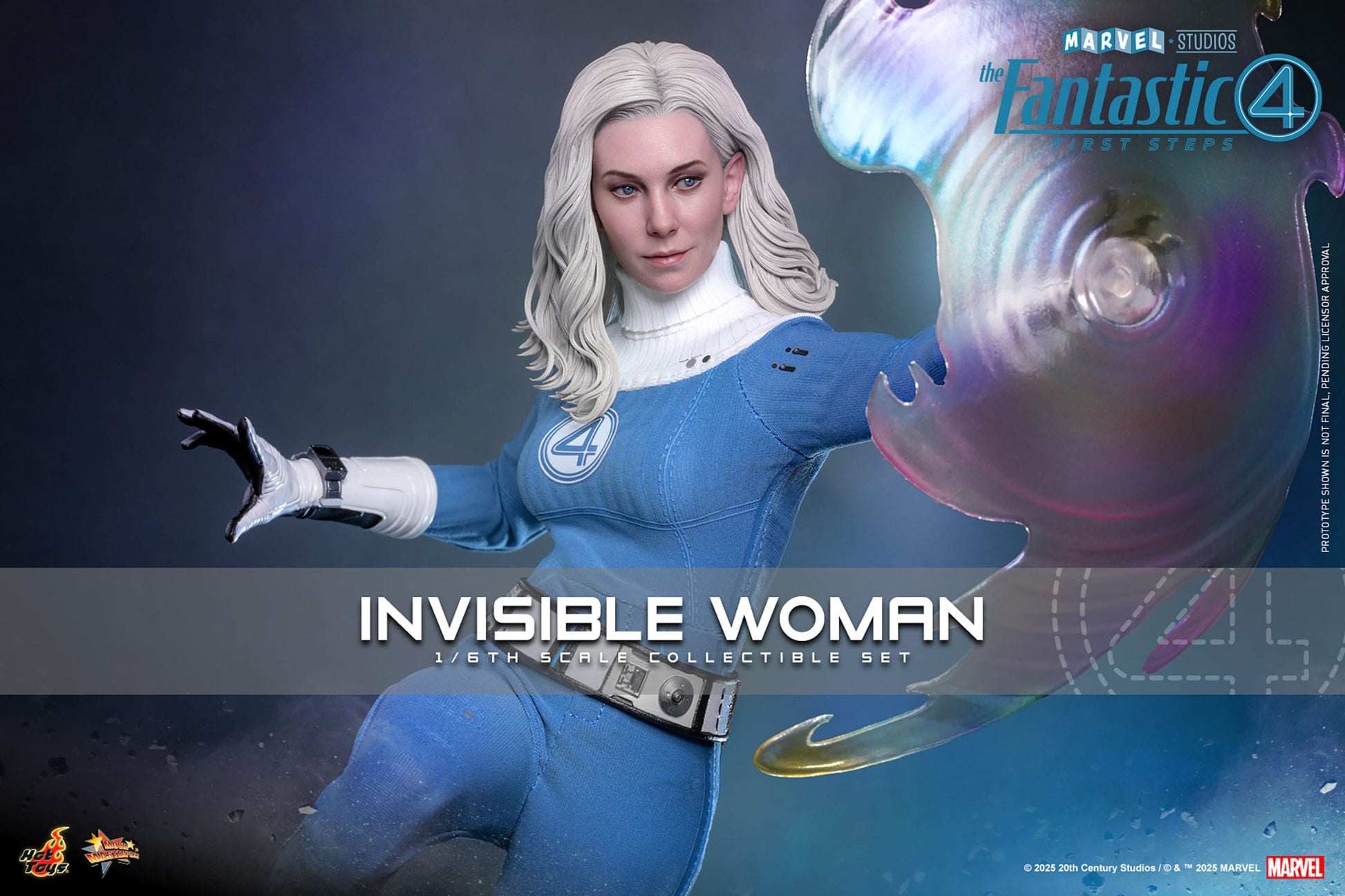 The Fantastic Four: First Steps: Invisible Woman: 1/6th - Hot Toys Action Figures