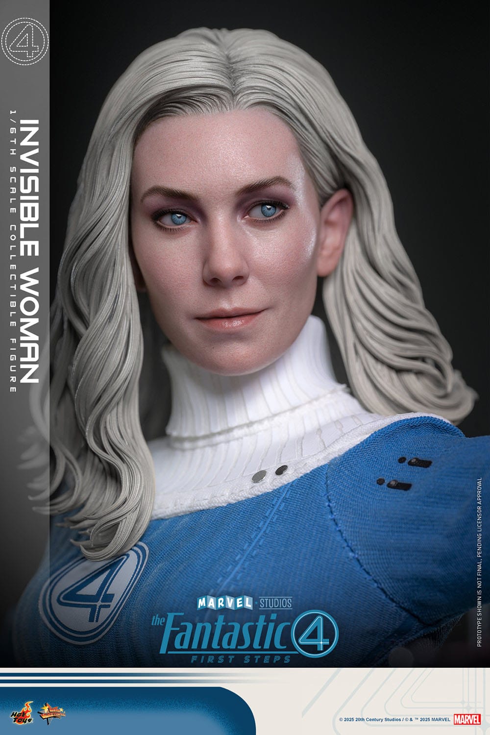The Fantastic Four: First Steps: Invisible Woman: 1/6th - Hot Toys Action Figures