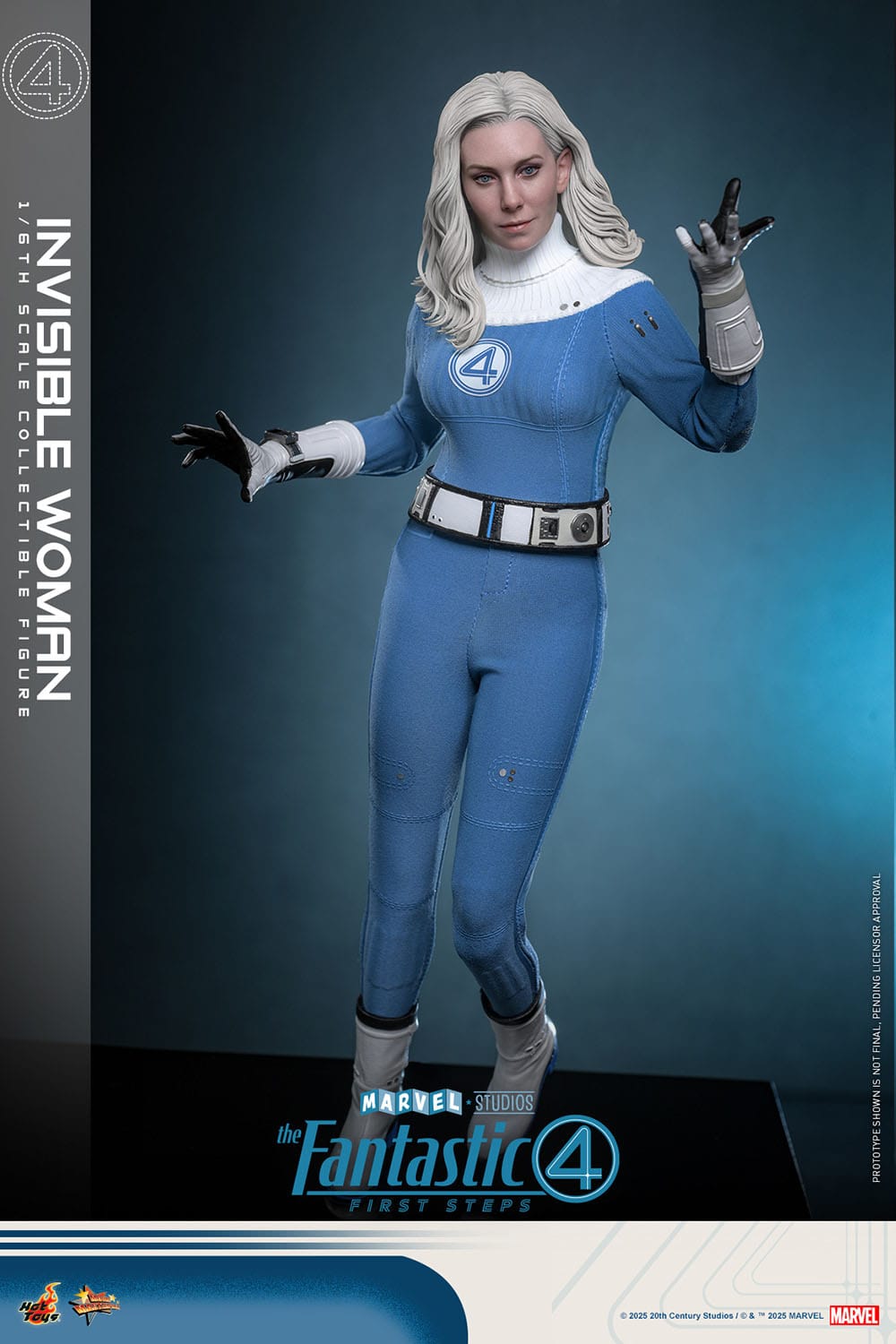 The Fantastic Four: First Steps: Invisible Woman: 1/6th - Hot Toys Action Figures