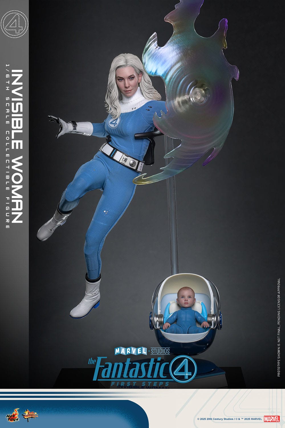 The Fantastic Four: First Steps: Invisible Woman: 1/6th - Hot Toys Action Figures