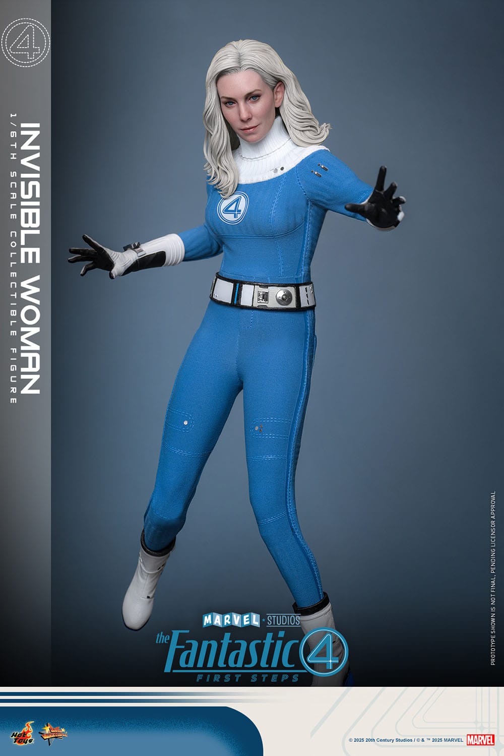 The Fantastic Four: First Steps: Invisible Woman: 1/6th - Hot Toys Action Figures