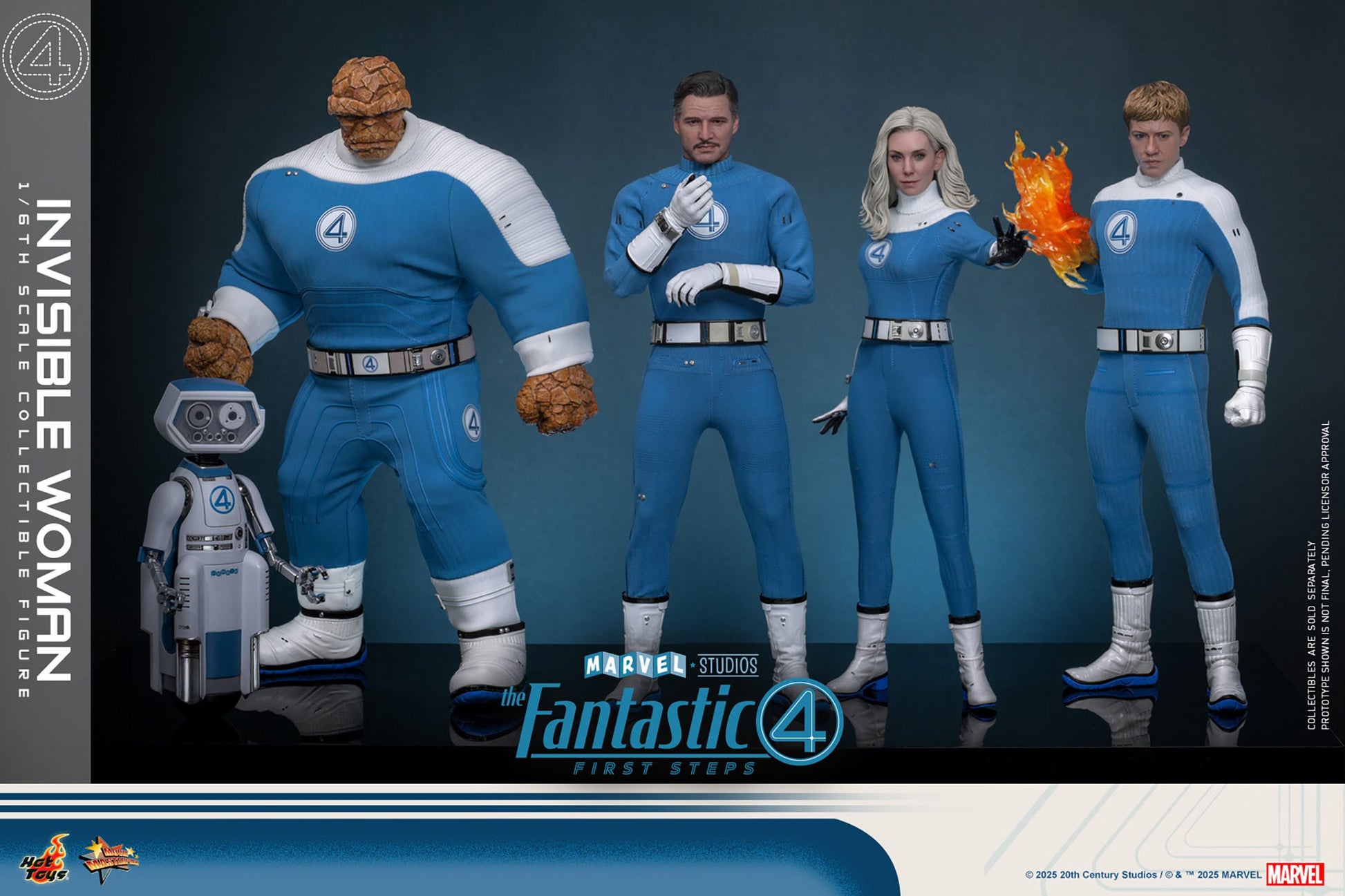 The Fantastic Four: First Steps: Invisible Woman: 1/6th Scale Action Figure: Hot Toys by Hot Toys – Action Figure, [scale], UK stockist Planet Action Figures