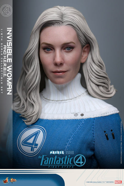 The Fantastic Four: First Steps: Invisible Woman & H.E.R.B.I.E: 1/6th - Hot Toys Action Figures