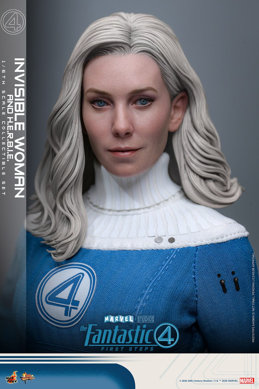 The Fantastic Four: First Steps: Invisible Woman & H.E.R.B.I.E: 1/6th Scale Action Figure: Hot Toys by Hot Toys – Action Figure, [scale], UK stockist Planet Action Figures