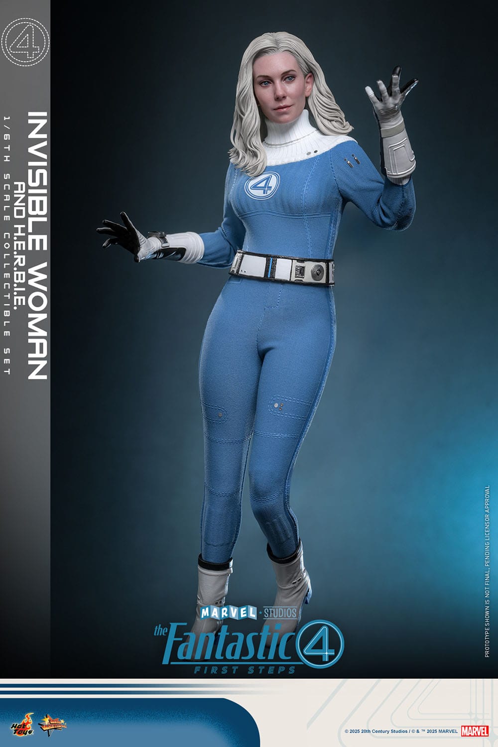 The Fantastic Four: First Steps: Invisible Woman & H.E.R.B.I.E: 1/6th Scale Action Figure: Hot Toys by Hot Toys – Action Figure, [scale], UK stockist Planet Action Figures