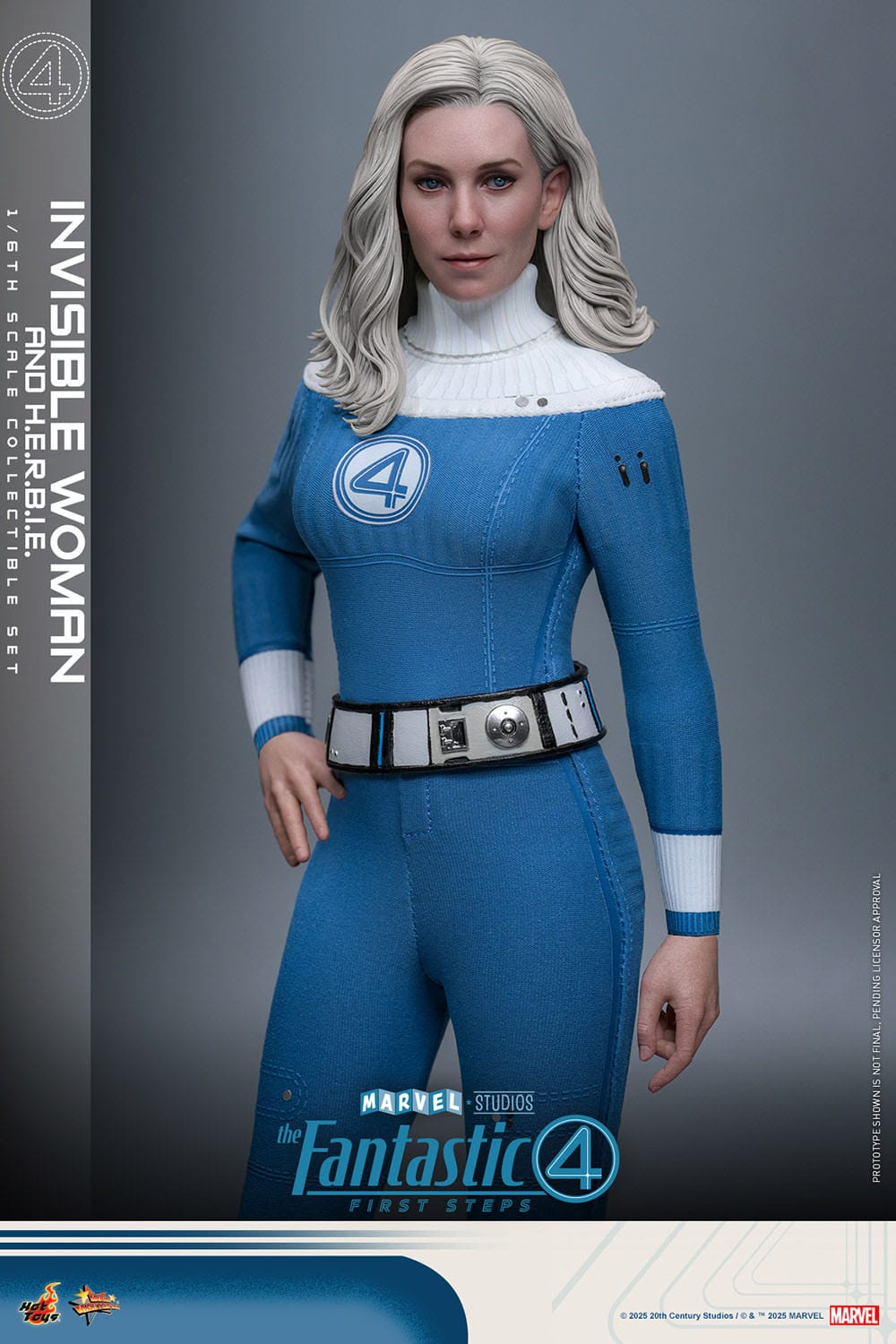 The Fantastic Four: First Steps: Invisible Woman & H.E.R.B.I.E: 1/6th Scale Action Figure: Hot Toys by Hot Toys – Action Figure, [scale], UK stockist Planet Action Figures