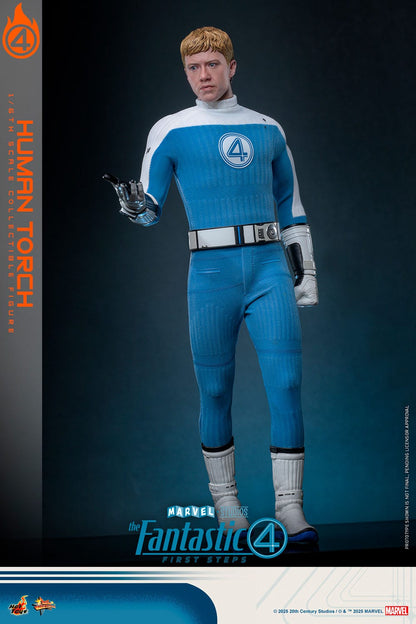 The Fantastic Four: First Steps: Johnny Storm "Human Torch": 1/6th - Hot Toys Action Figures