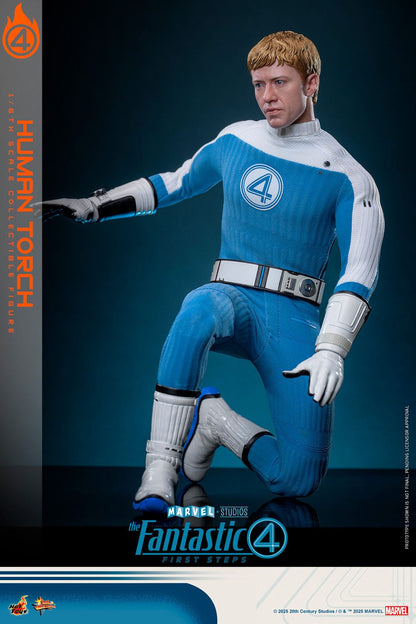 The Fantastic Four: First Steps: Johnny Storm "Human Torch": 1/6th - Hot Toys Action Figures