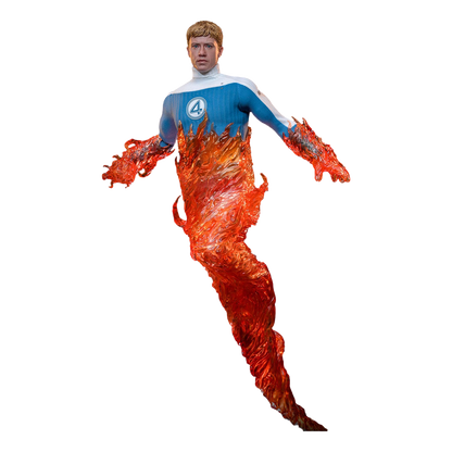 The Fantastic Four: First Steps: Johnny Storm "Human Torch": 1/6th - Hot Toys Action Figures