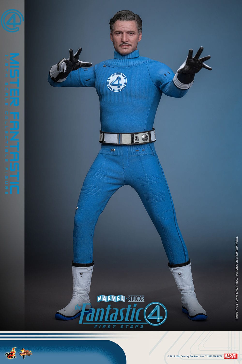 The Fantastic Four: First Steps: Mr Fantastic: 1/6th - Hot Toys Action Figures