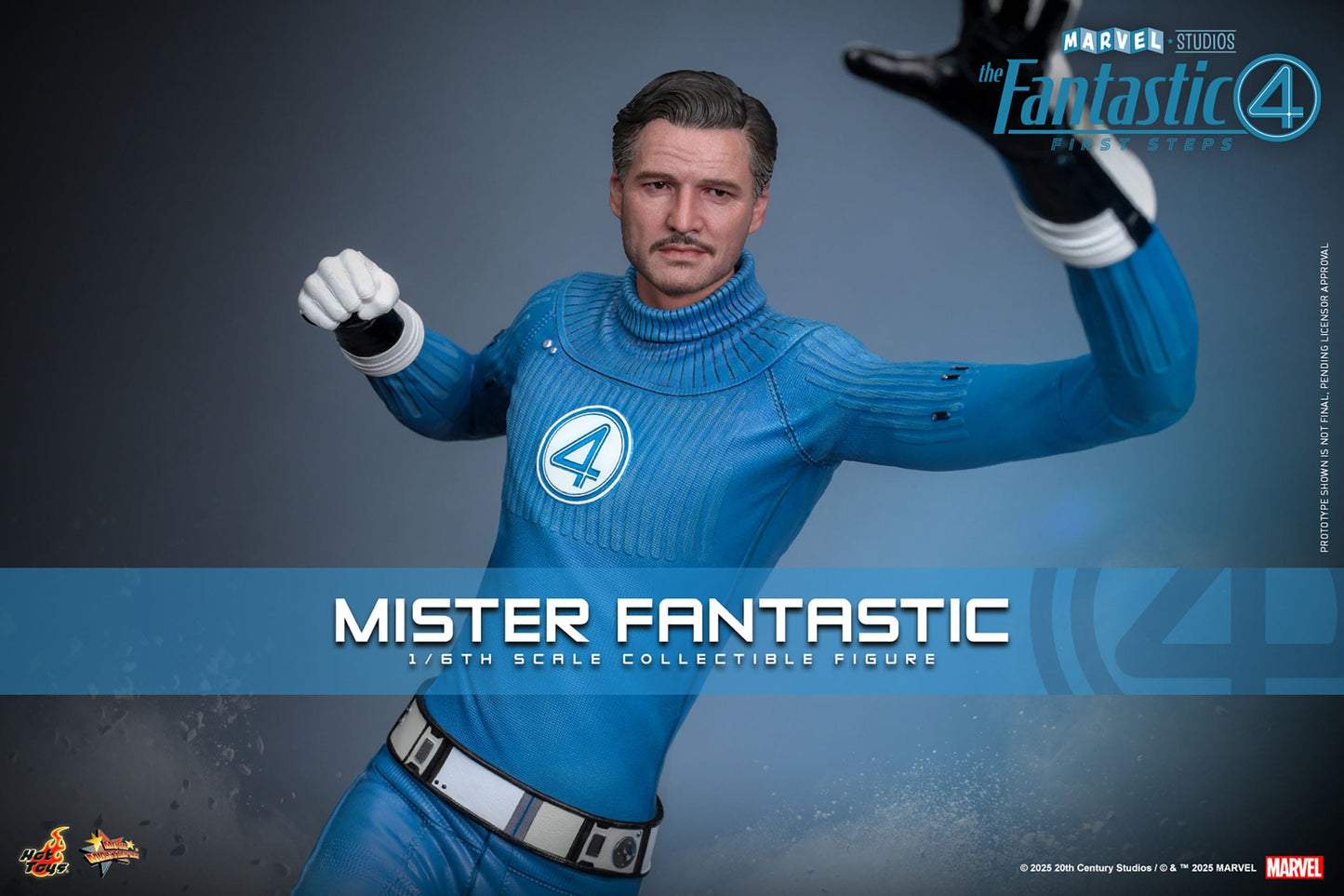 The Fantastic Four: First Steps: Mr Fantastic: 1/6th - Hot Toys Action Figures