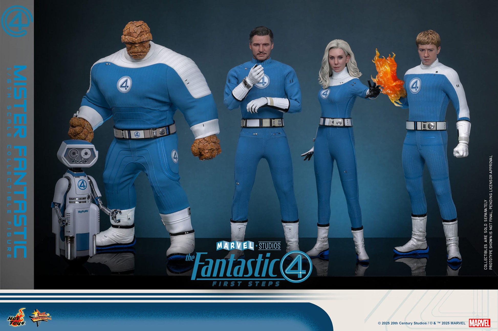 The Fantastic Four: First Steps: Mr Fantastic: 1/6th - Hot Toys Action Figures