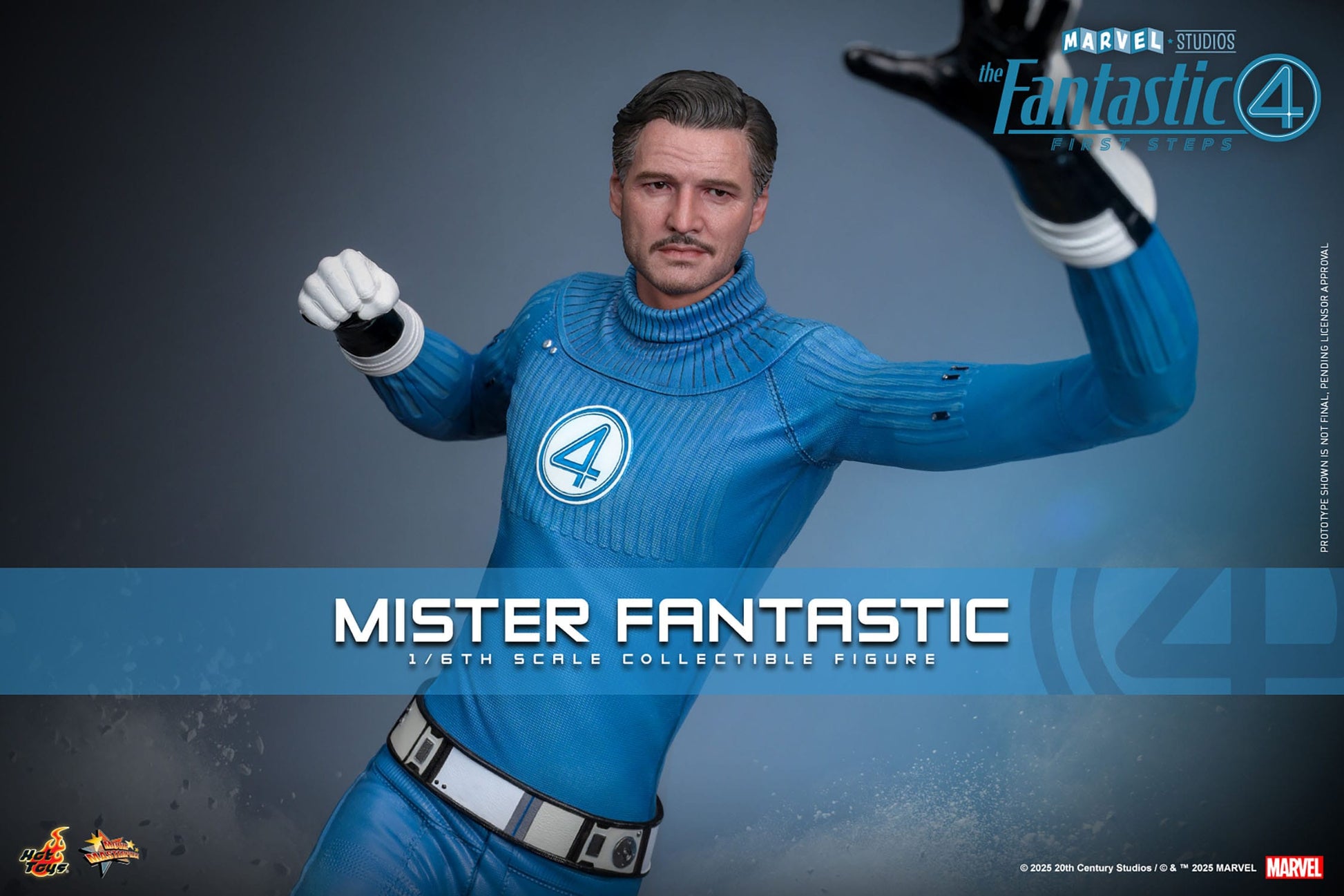 The Fantastic Four: First Steps: Mr Fantastic: 1/6th Scale Action Figure - Hot Toys Action Figure