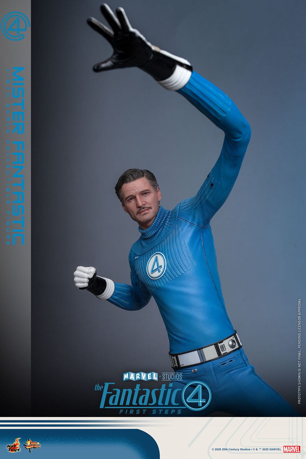 The Fantastic Four: First Steps: Mr Fantastic: 1/6th Scale Action Figure - Hot Toys Action Figure