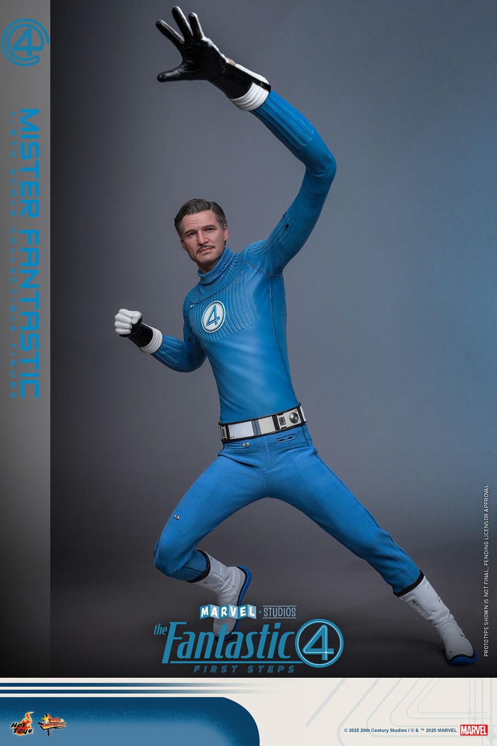 The Fantastic Four: First Steps: Mr Fantastic: 1/6th Scale Action Figure - Hot Toys Action Figure