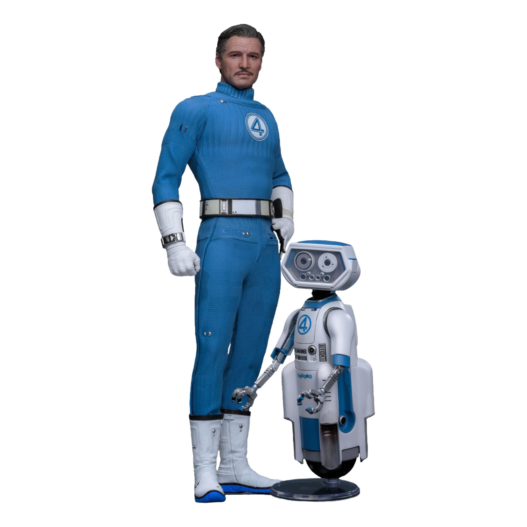 The Fantastic Four: First Steps: Mr Fantastic & H.E.R.B.I.E: 1/6th - Hot Toys Action Figures