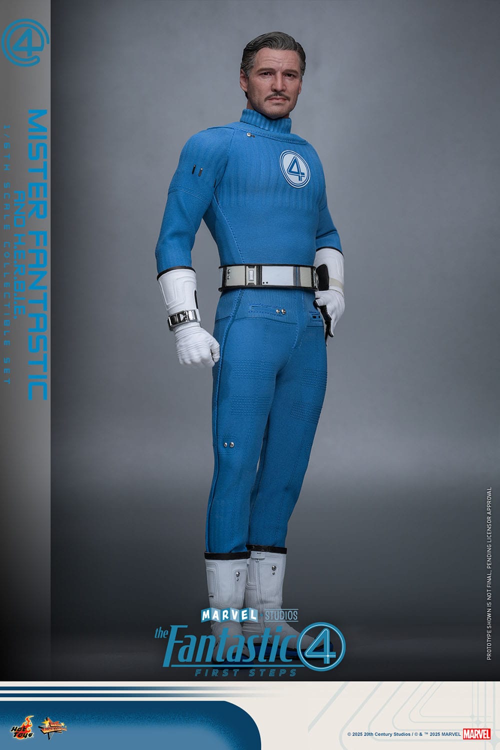 The Fantastic Four: First Steps: Mr Fantastic & H.E.R.B.I.E: 1/6th - Hot Toys Action Figures