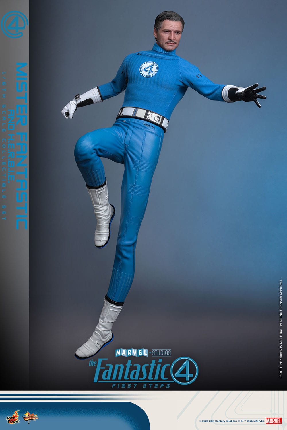 The Fantastic Four: First Steps: Mr Fantastic & H.E.R.B.I.E: 1/6th Scale Action Figure: Hot Toys by Hot Toys – Action Figure, [scale], UK stockist Planet Action Figures