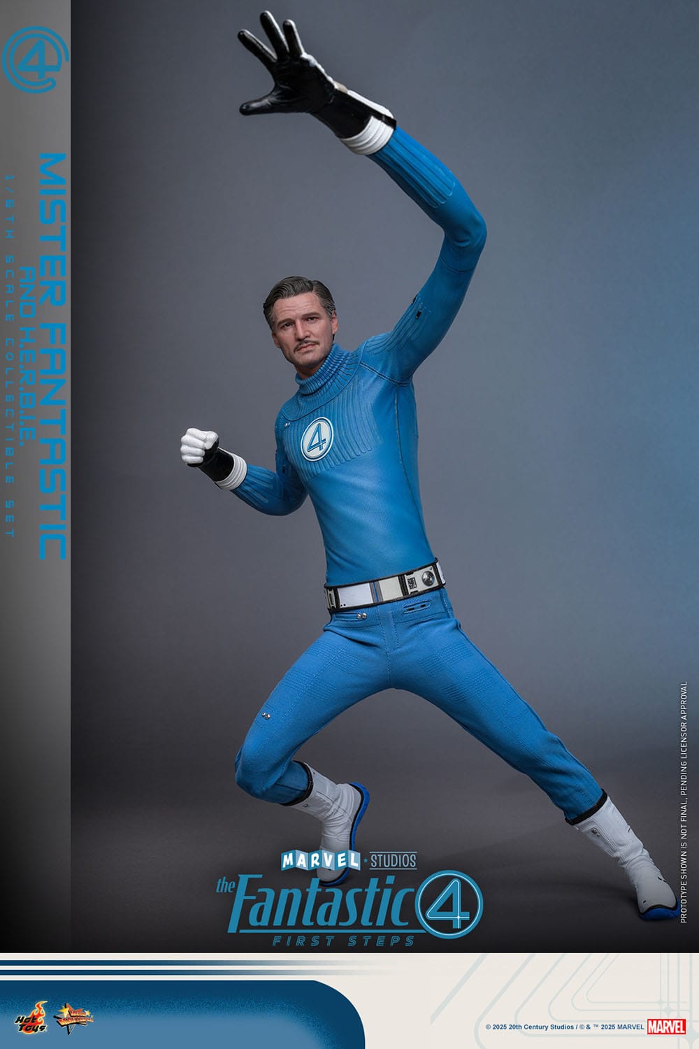 The Fantastic Four: First Steps: Mr Fantastic & H.E.R.B.I.E: 1/6th Scale Action Figure: Hot Toys by Hot Toys – Action Figure, [scale], UK stockist Planet Action Figures