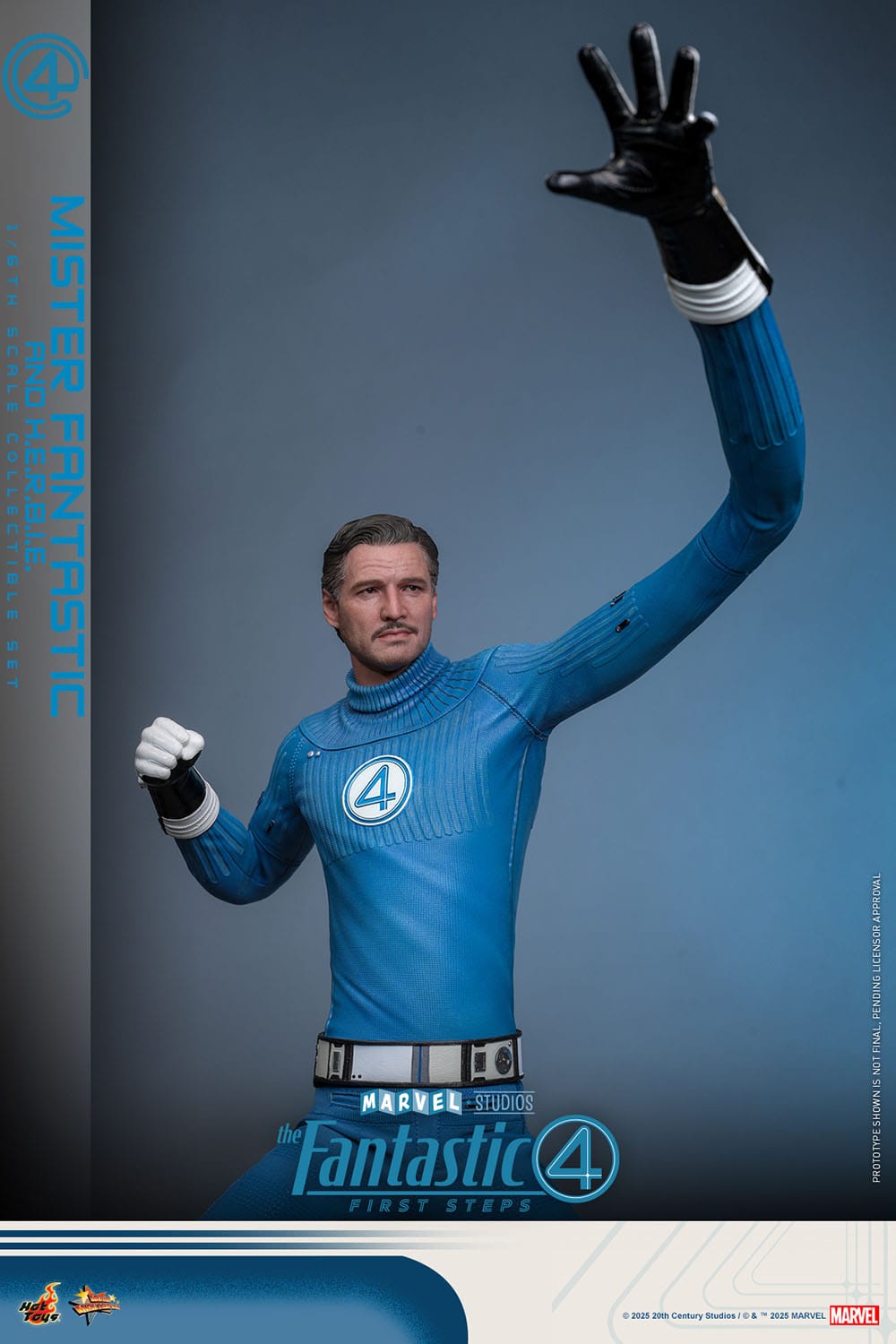 The Fantastic Four: First Steps: Mr Fantastic & H.E.R.B.I.E: 1/6th Scale Action Figure: Hot Toys by Hot Toys – Action Figure, [scale], UK stockist Planet Action Figures