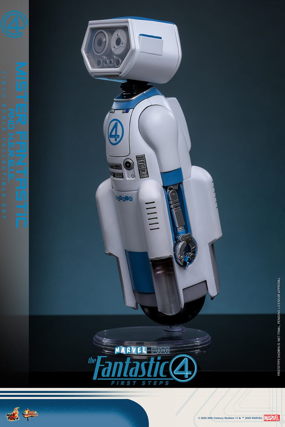 The Fantastic Four: First Steps: Mr Fantastic & H.E.R.B.I.E: 1/6th Scale Action Figure: Hot Toys by Hot Toys – Action Figure, [scale], UK stockist Planet Action Figures