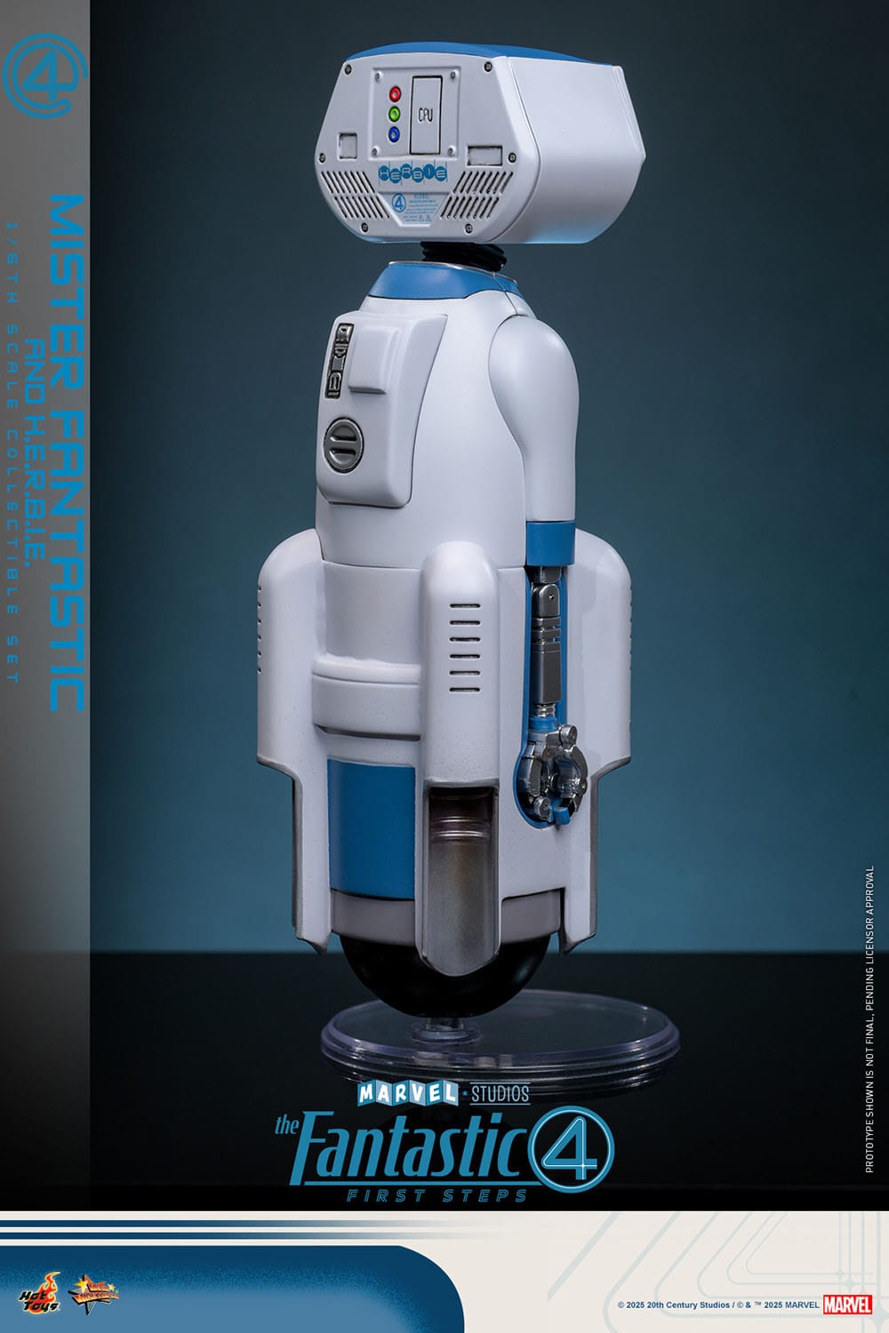 The Fantastic Four: First Steps: Mr Fantastic & H.E.R.B.I.E: 1/6th Scale Action Figure: Hot Toys by Hot Toys – Action Figure, [scale], UK stockist Planet Action Figures