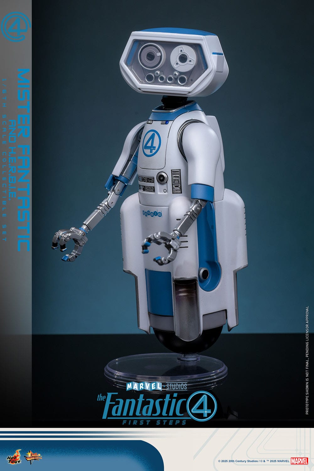 The Fantastic Four: First Steps: Mr Fantastic & H.E.R.B.I.E: 1/6th Scale Action Figure: Hot Toys by Hot Toys – Action Figure, [scale], UK stockist Planet Action Figures