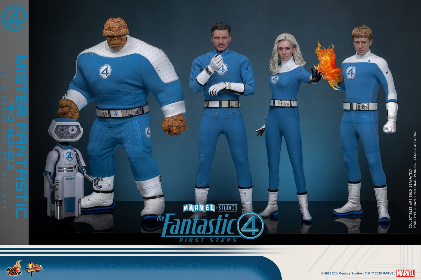 The Fantastic Four: First Steps: Mr Fantastic & H.E.R.B.I.E: 1/6th Scale Action Figure: Hot Toys by Hot Toys – Action Figure, [scale], UK stockist Planet Action Figures
