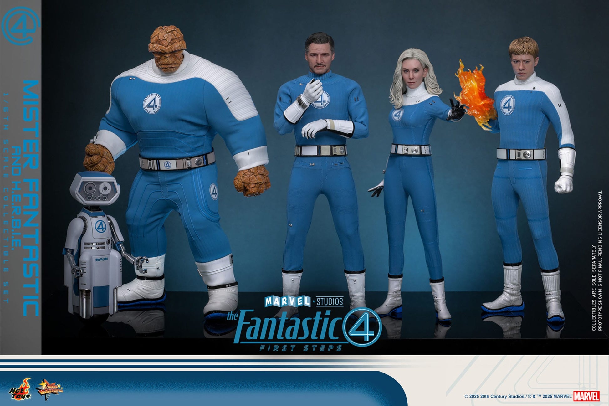 The Fantastic Four: First Steps: Mr Fantastic & H.E.R.B.I.E: 1/6th Scale Action Figure: Hot Toys by Hot Toys – Action Figure, [scale], UK stockist Planet Action Figures