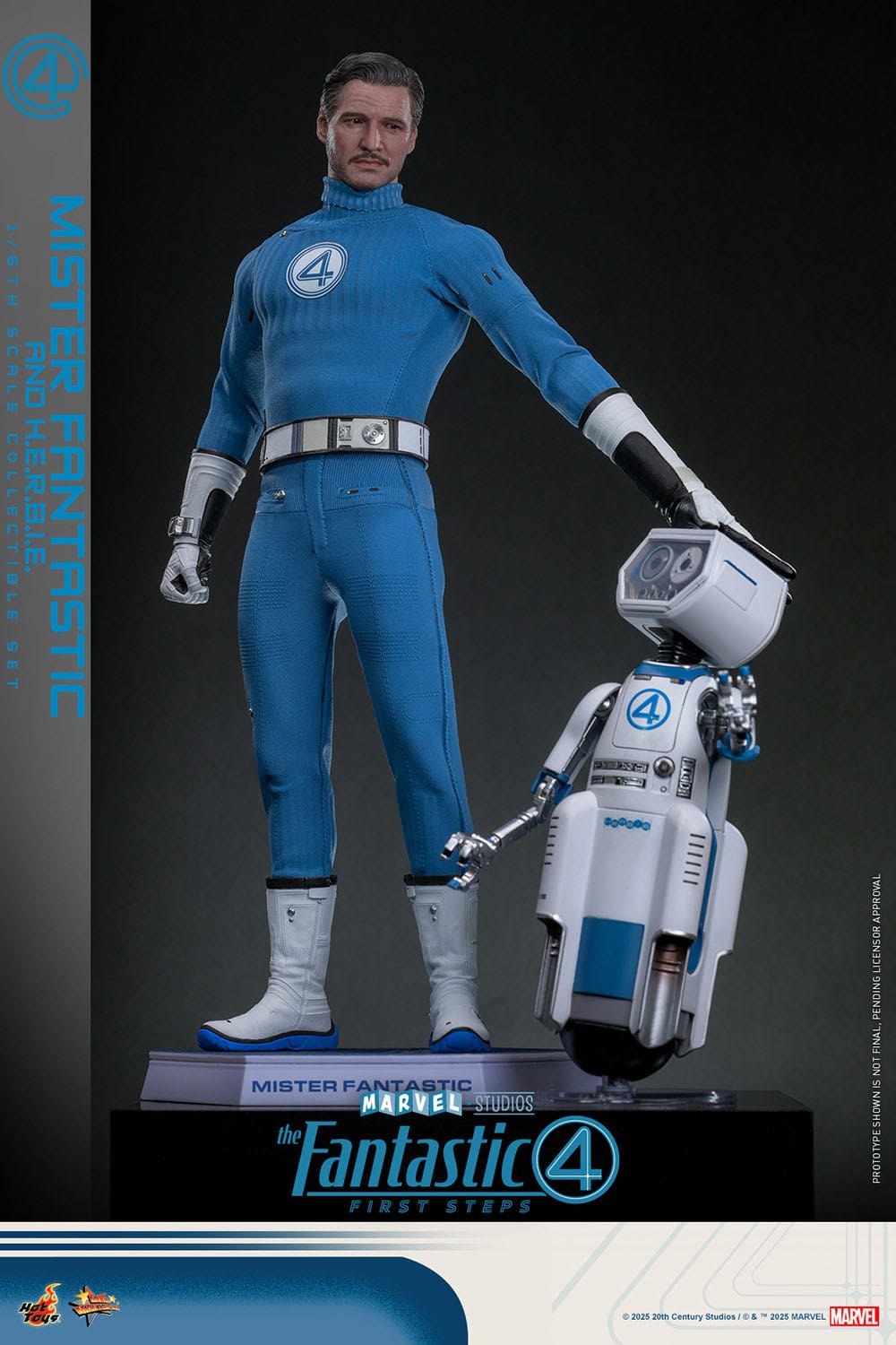 The Fantastic Four: First Steps: Mr Fantastic & H.E.R.B.I.E: 1/6th Scale Action Figure: Hot Toys by Hot Toys – Action Figure, [scale], UK stockist Planet Action Figures