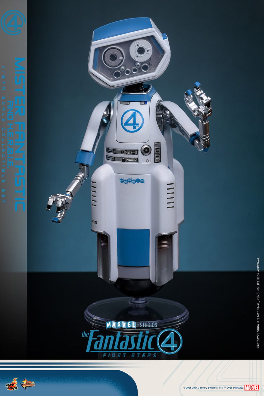 The Fantastic Four: First Steps: Mr Fantastic & H.E.R.B.I.E: 1/6th Scale Action Figure: Hot Toys by Hot Toys – Action Figure, [scale], UK stockist Planet Action Figures