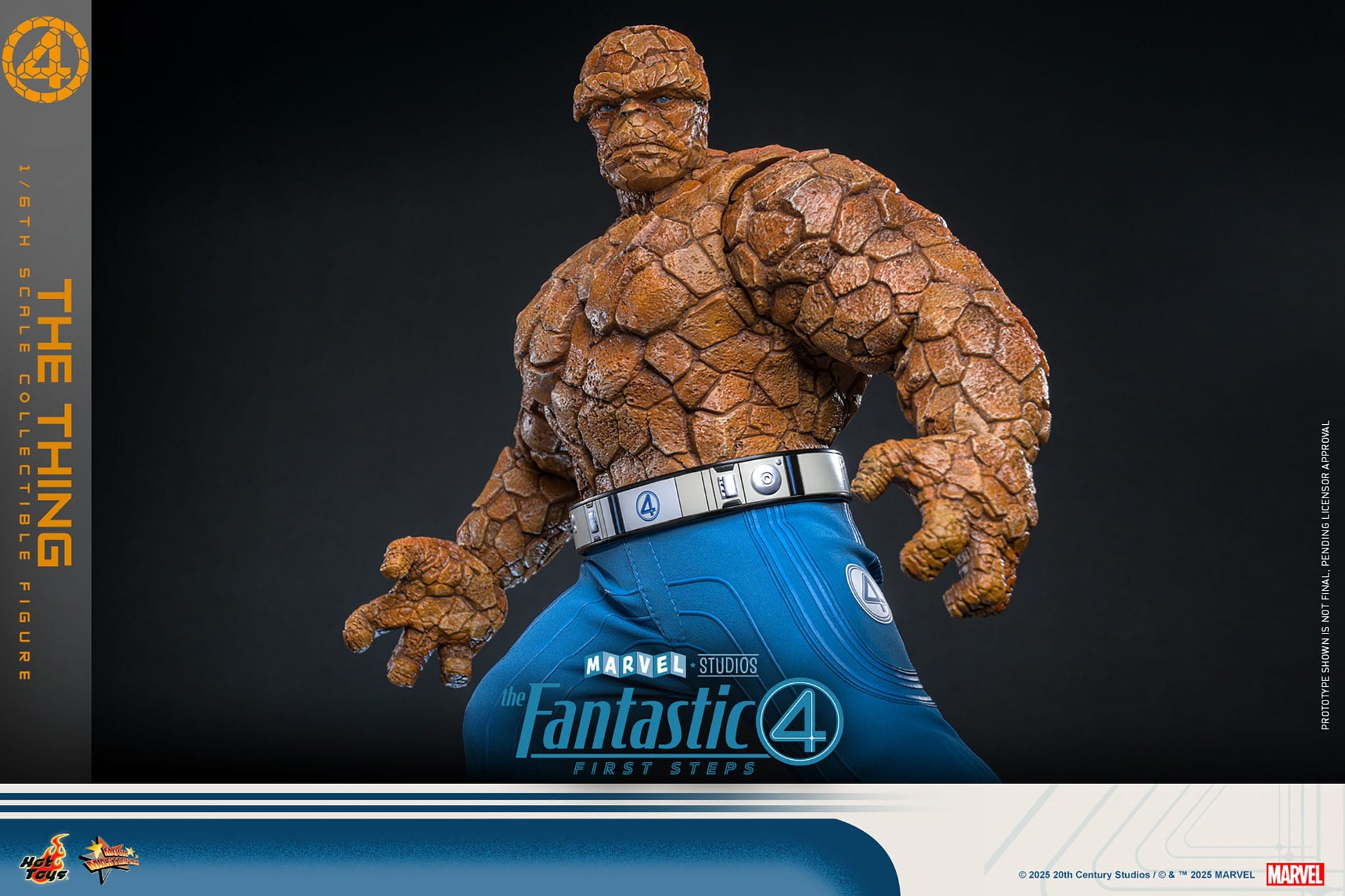 The Fantastic Four: First Steps: The Thing: 1/6th - Hot Toys Action Figures
